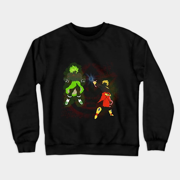 Broly The Legendary Super Saiyan Crewneck Sweatshirt by Vibsz